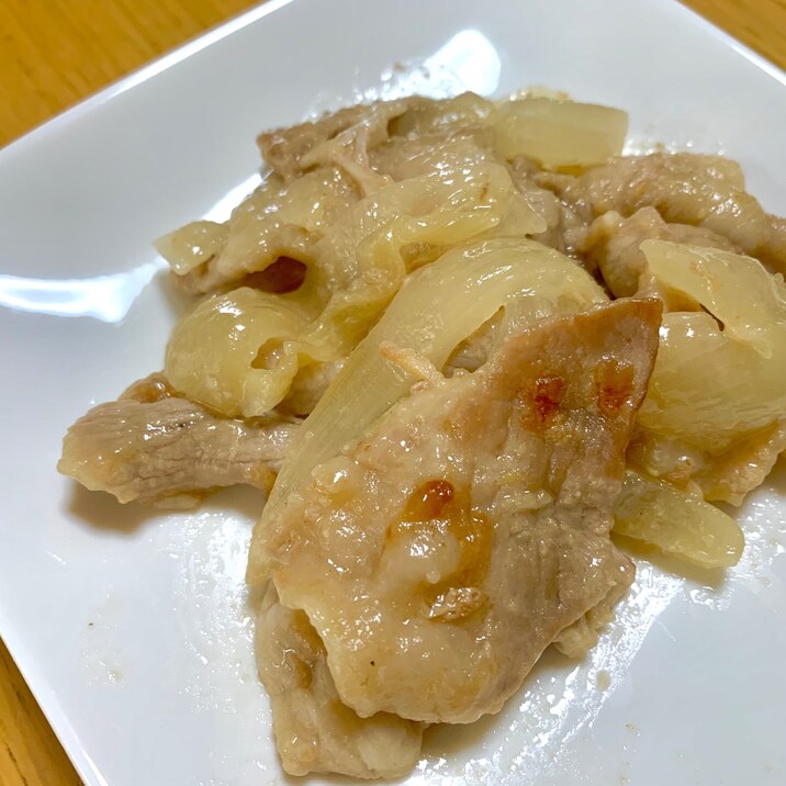 豚肉と玉ねぎの味噌マヨソテー